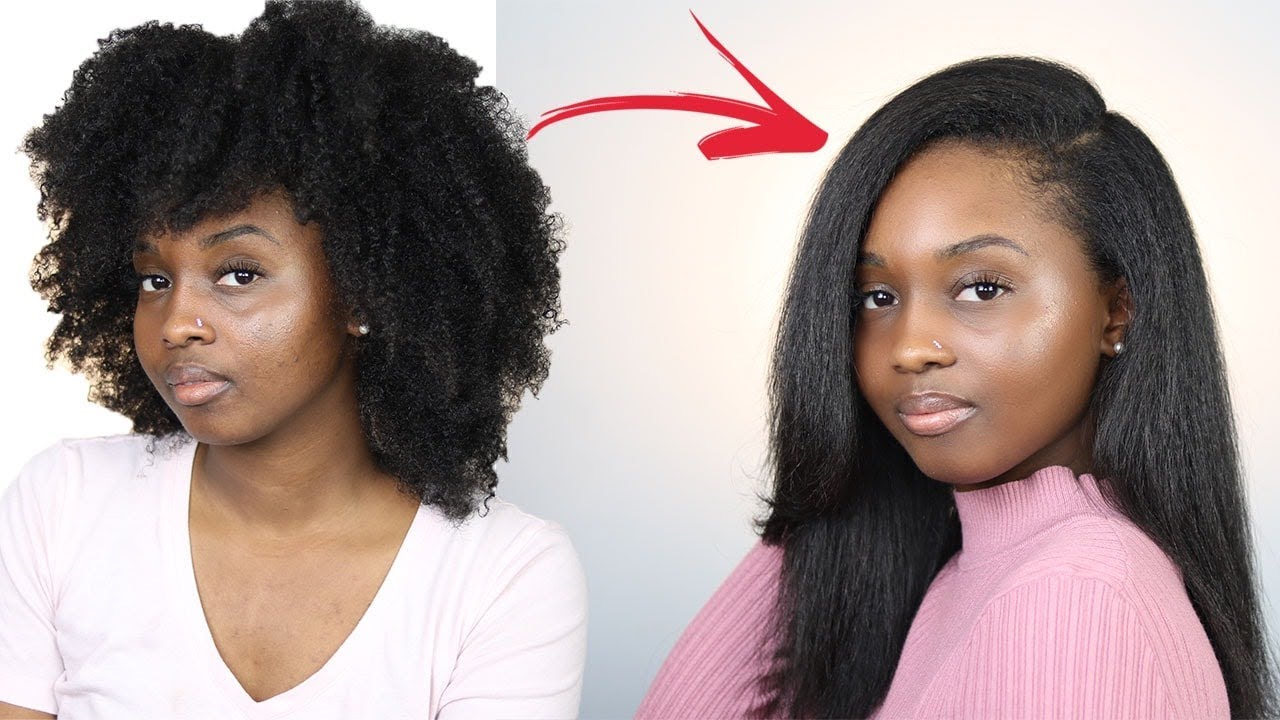 How I Maintain My Straight Natural Hair For 3 Weeks! - YouTube