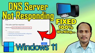 How to solve DNS Error On Windows 11,10,8,8 1,7,Vista,Xp Working in All Windows Version 2022