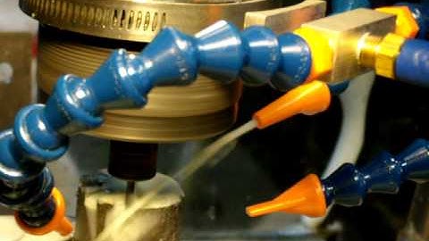 CNC milling a dog clutch with Bridgeport Series II mill, EMC2 Linux