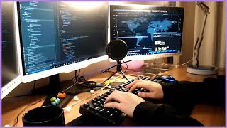 Celebrity ASMR Programming | Blue Switches | Mechanical Keyboard | No Talking Net Worth