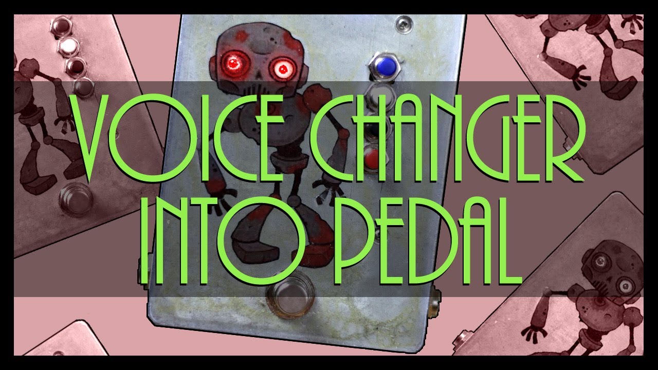 Velleman MK171 Voice Changer into a guitar pedal YouTube