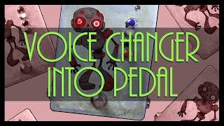 Velleman MK171 Voice Changer into a guitar pedal