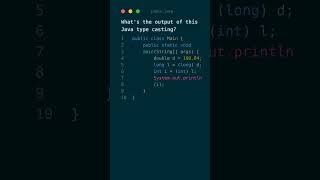 Master Java Type Casting! Fix the Output! #Java #CodingShorts
