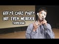 Got7's cake party but every time they're weird a Got7 meme appears