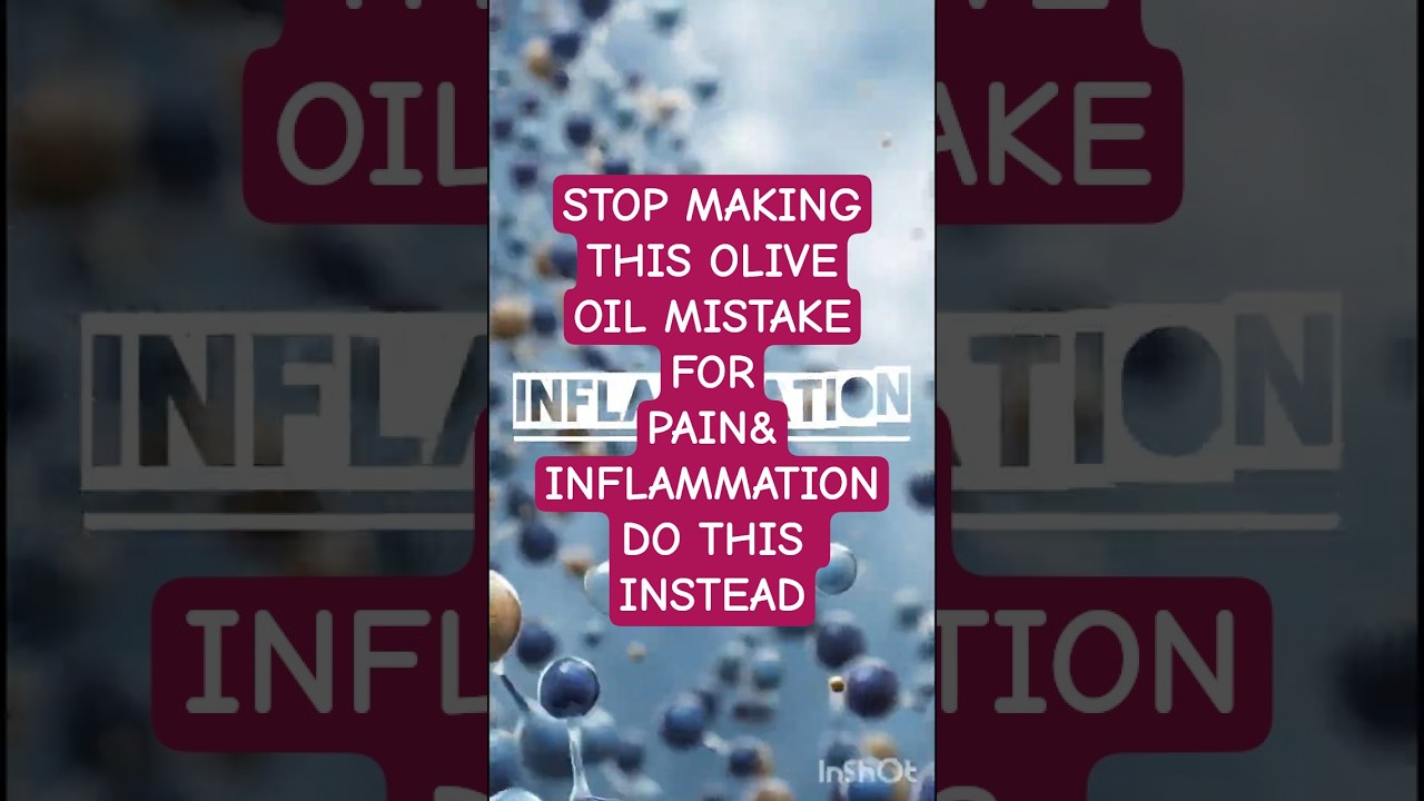 Olive Oil Alone Won’t Work Add This Olive Oil Needs This to Reduce Inflammation
