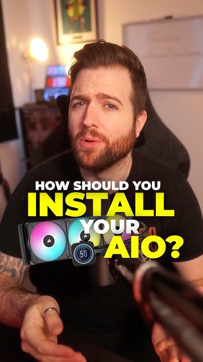 How to install a CPU AIO Cooler 💥 #cpu #pcbuilding #gamingpc #cooler # ...