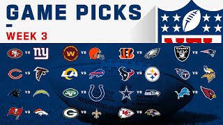 Week 3 Game Picks! | NFL 2020