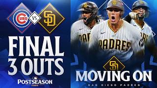 FINAL 3 OUTS: Mason Miller finishes off a Padres SWEEP of the Cubs in the NL Wild Card Series! 🏄‍♂️