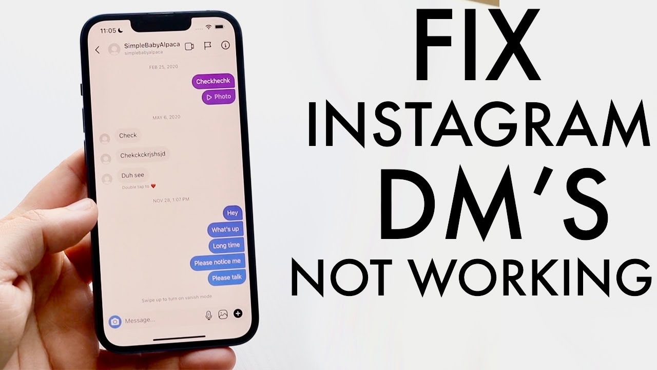 How To FIX Instagram DM's Not Working! (2022)