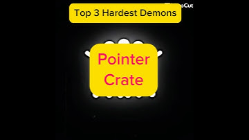 Top 3 Hardest Demons In #geometrydash #shorts #edits #demonlist #pointercrate