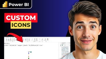 Hyperlinkpictogrammen in Power BI aanpassen met SVG