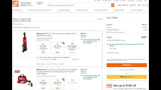 Home Depot Glitch: Milwaukee BOGO 2 FREE TOOLS!