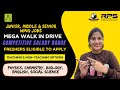 Resonance &amp; RPS School Hirings 2026 | Mega Walk In Drive | Competitive Salary Range | Jobs 2026 |