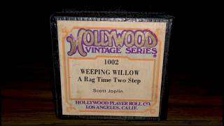 Weeping Willow - Ragtime Two Step | Scott Joplin 1903 | Player piano roll
