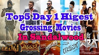 Top 5 Day 1 box office collection movies in sandalwood