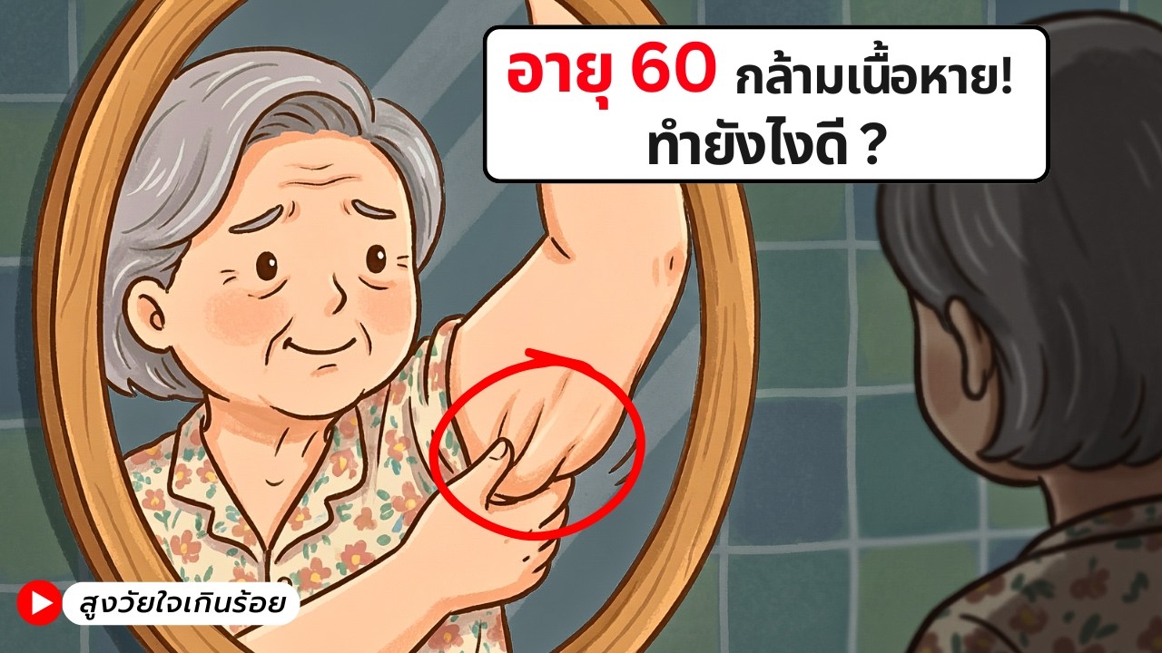 อายุ 60 ไม่ออกกำลังกาย กล้ามเนื้อหาย! ต้องกินโปรตีนแบบนี้...