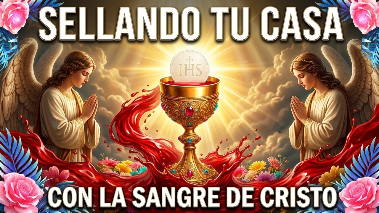 ORACION DE PROTECCION Y SELLO CON LA SANGRE DE JESUS PARA LA CASA - YouTube