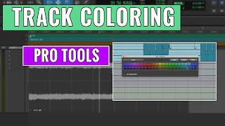 Avid Pro Tools: How to use Track Coloring -- OBEDIA.com Digital Audio Training and Tech Support