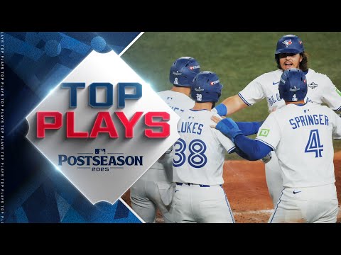 Top MLB Plays of 10/24/25 (5 plays you NEED to see from World Series Game 1 - Dodgers vs. Blue Jays)