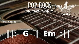 Backing Track Pop Rock  Two Chords in G & Em