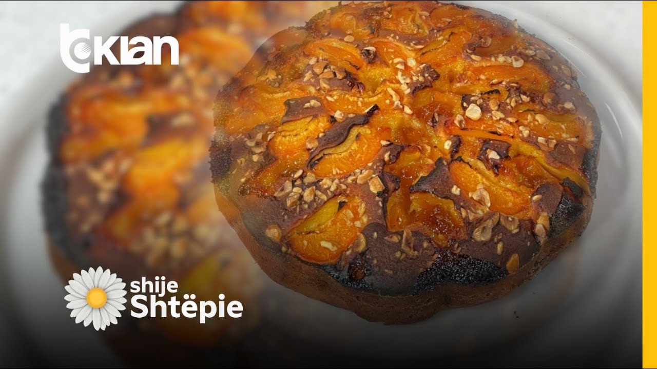 Shije Shtëpie -Kek i butë me kos dhe kajsi, recetë e lehtë dhe e shpejtë nga znj.Vjollca - Tv Klan