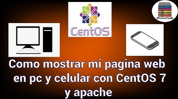 Como mostrar mi pagina web con servidor CentOS 7 y apache en celular y pc