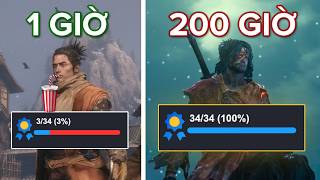 I 100% completed all achievements in Sekiro: Shadows Die Twice