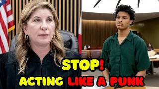 Judge REJECTED PLEA DEAL and Calls Him a Little Punk