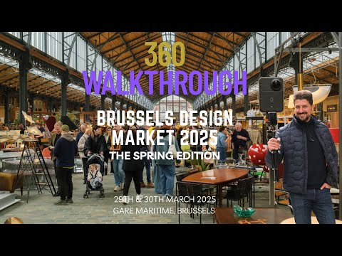 Brussels Design market 2025 Walkthrough in 360 degree