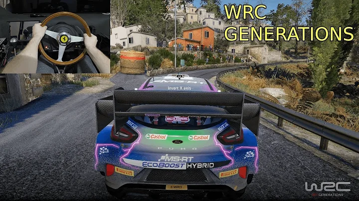 M-SPORT FORD PUMA // WRC GENERATIONS// RALLY SHAKE DOWN (STEERING WHEEL GAMEPLAY) Sanremo