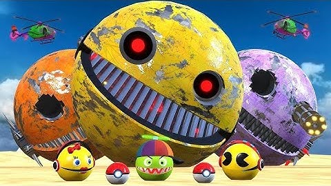 TWO ROBOT PACMAN VS MONSTER PACMAN ROBOT X 1349
