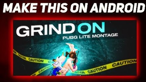 Next Level 🔥 Pubg Lite Montage Thumbnail Tutorial on Android | How to Make Montage Thumbnail