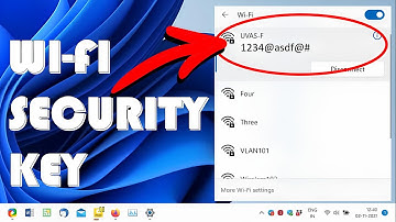 Hoe u de wifi-beveiligingssleutel in Windows 11 kunt vinden