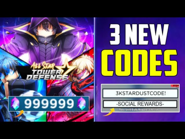 ALL NEW WORKING CODES FOR ALL STAR TOWER DEFENSE 2023! ROBLOX ALL