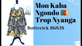 ⁣Je couds un Kaba Ngondo 🇨🇲 grâce au patron B6838 / @bulustyle9825
