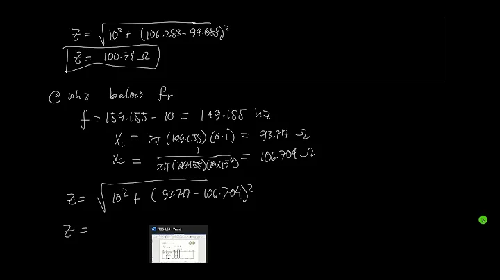 EE124 - Unit 3: Resonance (Examples)