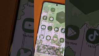 Green Theme Android phone theme #shorts #shortvideo #ytshorts #youtubeshorts #androidtheme