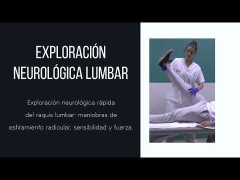 Exploración neurológica rápida del raquis lumbar en Atención Primaria