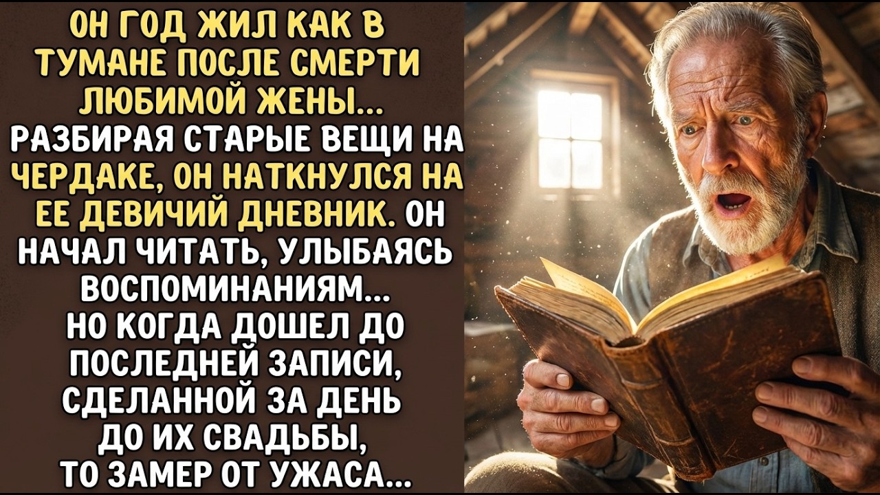 ВДОВЕЦ похоронил жену, а через год нашел на чердаке ее ДНЕВНИК… То, что он прочел, заставило…
