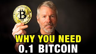 Why Owning Just 0.1 Bitcoin (BTC) Will Be Life Changing | Michael Saylor 2024 Prediction