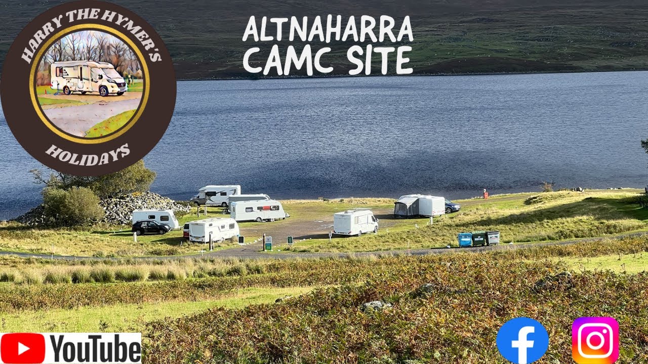 Altnaharra Caravan and Motorhome Club Site - YouTube