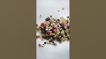 unique🥶 creative 🥵 art ✨ || @Tanisartofficial || #trendingshorts #unique #diy #button #creative