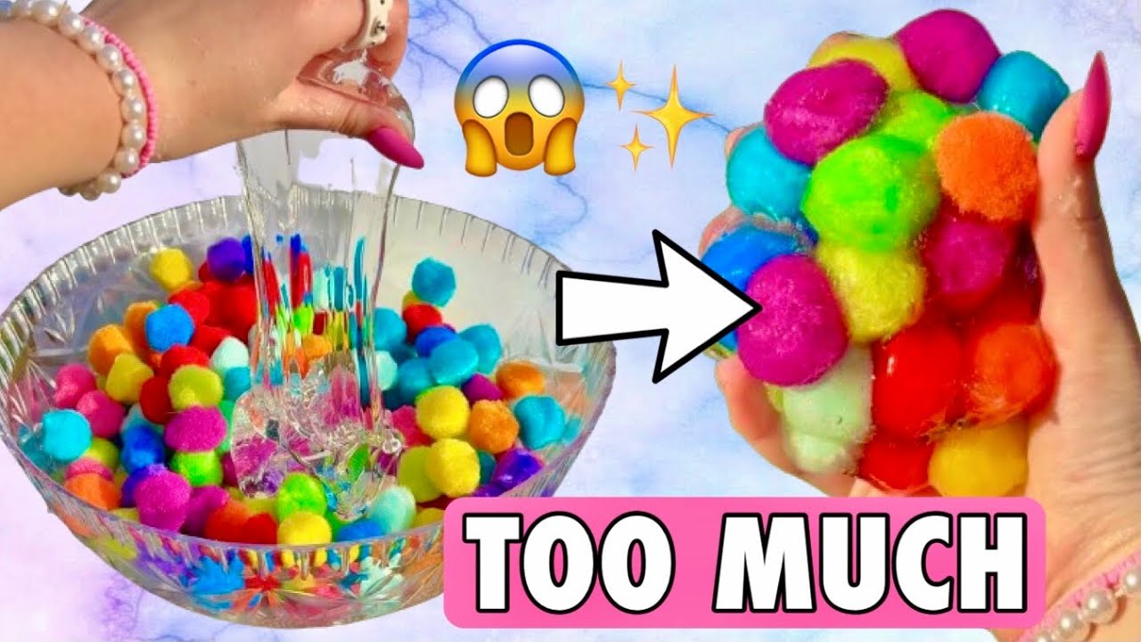 Adding TOO MUCH Ingredients into SLIME! 😱😳 How to Make Slime DIY ...
