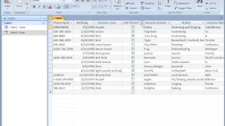 Database   Student Database   Part 3   Filters&Sorts