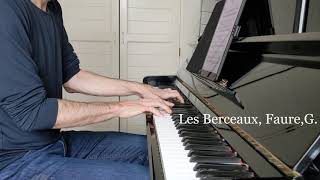 Les berceaux - Fauré - piano accompaniment - karaoke