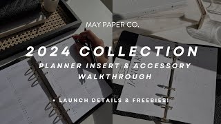 2024 Planner Insert Walkthrough + Launch Details and Freebies | May Paper Co.