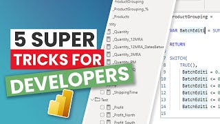 5 TIPS for Power BI that EVERY developer SHOULD know