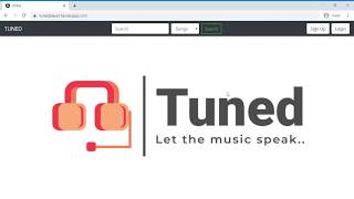 Demo for Artist Role : TunedPlayer Application - CS5200 - Spring2020
