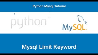python-mysql | limit keyword