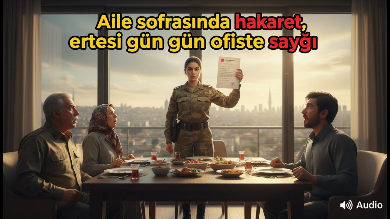 Aile Sofrasında Babasının Hakaretiyle Sarsılan Kız, Ertesi Gün Şirket Toplantısında Üst Düzey